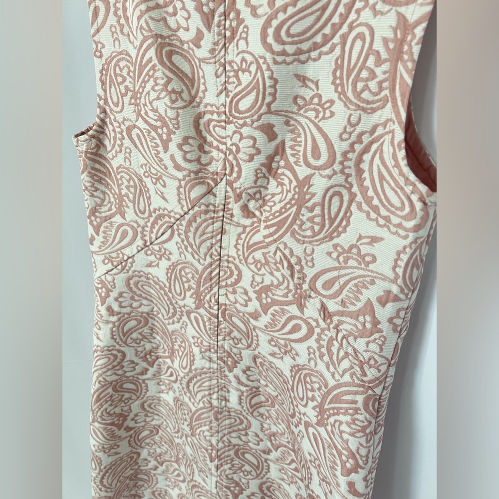 Victoria Beckham for Target Blush Paisley Floral Jacquard Shift Dress XS - Picture 5 of 8